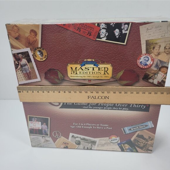 Master Edition Reminiscing Card Board Game 1940's thru 1990's Sealed NIB - Picture 3 of 4